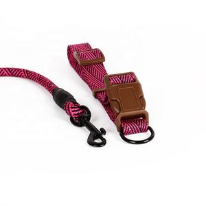 De servicio pesado trenzado Paracord reflectante perro moda Slip perro Collar - Product Image 3