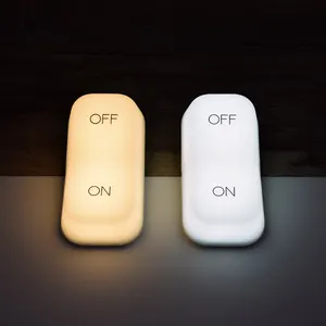 Sensore di gravità ON-OFF Della Lampada Da Tavolo di Ricarica USB Luce di Notte del LED