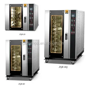 Usine <span class=keywords><strong>Prix</strong></span> Boulangerie 5 <span class=keywords><strong>8</strong></span> 10 plateaux de gâteau de pain four électrique avec vapeur (ZQB-8D) - Product Image 1