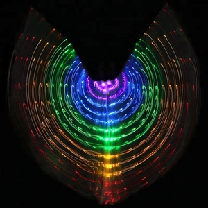 Bestdance Large Colored Belly <strong>Dance</strong> LED Wings Dresses Costume <strong>Oriental</strong> Dancing <strong>Accessory</strong> - Product Image 6