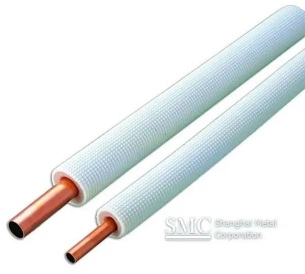 tubo di rame rivestito di pvc c12200 fabbricante di tubi di rame isolato
