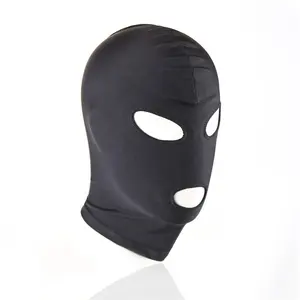 Sm Sex Speelgoed Veilig Bandage Hood Head Cover Ademend Spons Eye Stikken Bondage Gezicht Shield