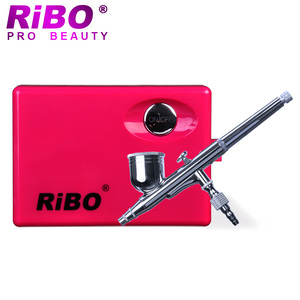 Portable Airbrsh Kit Pistolet Mini Compresseur D'air Ensemble Aérographe pour Maquillage Corps Peinture Tatouages Temporaires Nail Art Peinture - Product Image 4