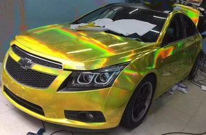 Produits de film vinyle tendance : Film automobile coloré, vinyle <span class=keywords><strong>holographique</strong></span> chromé laser, film vinyle à changement de couleur - Product Image 4