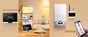Thermostat sans fil, certification CE & ROHS et ouverture de couleur blanche, thermostat - Product Image 5