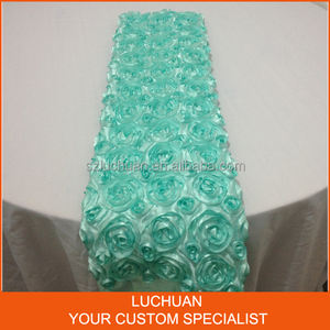 Bán Buôn Đám Cưới Rosette Trang Trí Hoa Trắng Bảng <span class=keywords><strong>Runner</strong></span> - Product Image 5