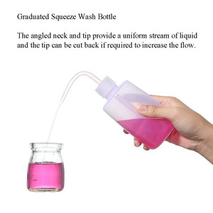 HAIJU 실험실 <span class=keywords><strong>LDPE</strong></span> 안전 짜기 씻어 병 공급 라벨 문신 액체 저장 급수 도구 좁은 입 500ml - Product Image 5