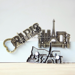 Adesivo magnetico da viaggio in acrilico e lega 3D torre di <span class=keywords><strong>parigi</strong></span> magnete da frigo decorativo per la casa modello di costruzione francese - Product Image 3
