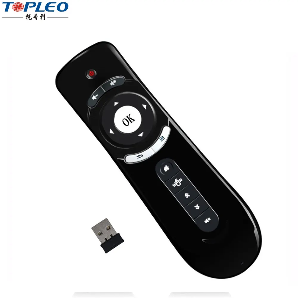 Hot sales 2.4G air fly Somatosensory super general rohs android tv box self-learning remote control