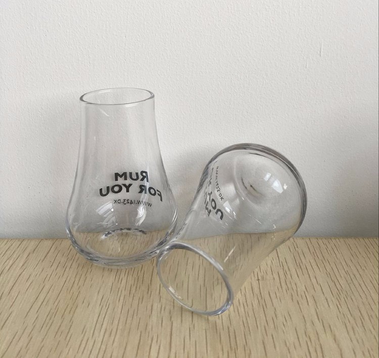 polish mouth blow white wine glass