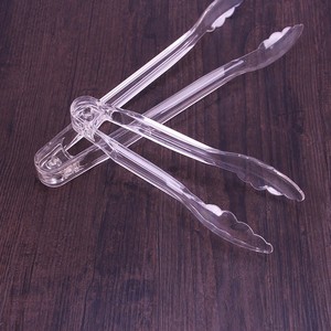 Acrylic Plastic Food <strong>Tong</strong> Anti-slip Salad Fruit Grip Cake Bread <strong>Serving</strong> Clamps <strong>Tongs</strong> - Product Image 2