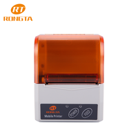 Printer Bluetooth USB Portabel, Printer POS Genggam Mini Portabel 2 Inci 58Mm