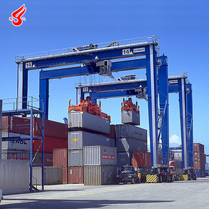Hochwertige PLC-gesteuerte Doppelträger-Portalkran mit Gummireifen <span class=keywords><strong>RTG</strong></span>-Kran Preis für Containerstapelung - Product Image 4