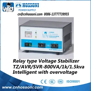 Stabilisateur AVR de type relais, SVR,Intelligent TZ-1000VA/1KVA 220V avec CE