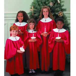 Vêtements en gros église conception choriste enfant chœur robe uniforme