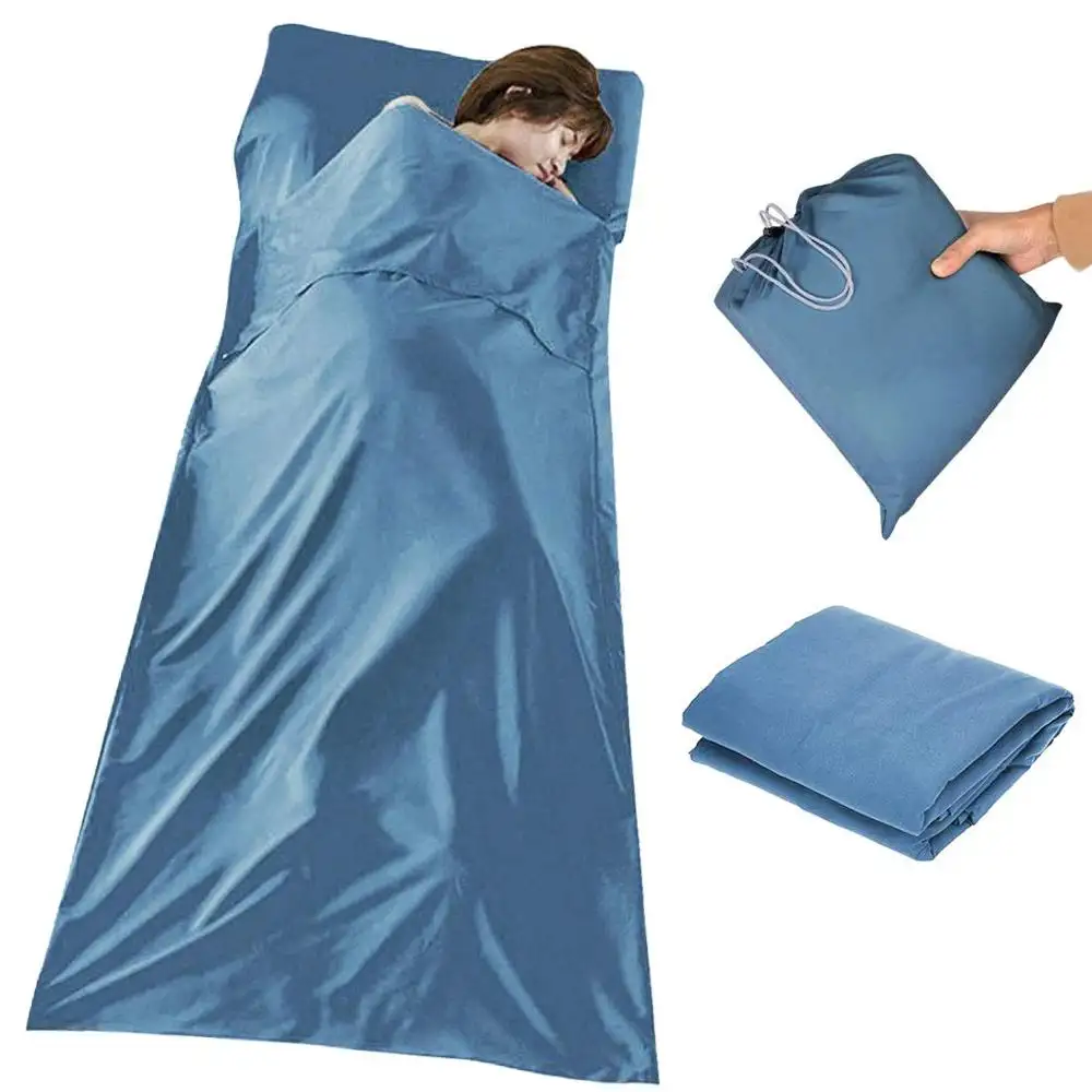 Woqi Travel Camping Sheet Sleeping Bag Liner Compact Sack Outdoor Fleece Sleeping Bag Liner
