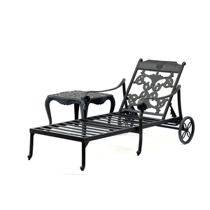 Outdoor ligstoel aluminium zon strand Sienna enkele chaise lounge - Product Image 1