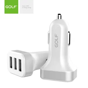 Factory Wholesale online shopping wholesale portable universal 3 port 2.1A USB car charger quick charger for smartphone