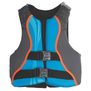 Customized high visibility buoyancy swim vests neoprene rescue vest youth life jackets