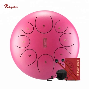 Tambours à doigts en acier, tambour jamaïcain, handpan harmonique, comprend une maillette musicale en caoutchouc et un sac de transport - Product Image 6