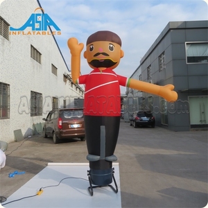 Pubblicità Ballerino Dell'aria Con Il Agitando Le Mani Su Misura Cartoon Ballerino del Cielo Burattino Agitando Uomo - Product Image 6