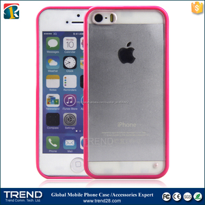 <span class=keywords><strong>per</strong></span> <span class=keywords><strong>iPhone</strong></span> 5 <span class=keywords><strong>5s</strong></span> chiaro di cristallo posteriore pc copertura tpu con prezzi a buon mercato - Product Image 1