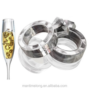 FashionIce Plateau Diamant Amour Bague forme glace tasse moule personnalisé moule à glaçons moule à glace personnalisé - Product Image 2