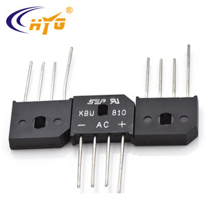 Điốt Cầu Chỉnh Lưu Qua Lỗ 4-Pin KBU804 Single Phase 8A 400V Cầu Phẳng CHỈNH LƯU KBU804 - Product Image 6