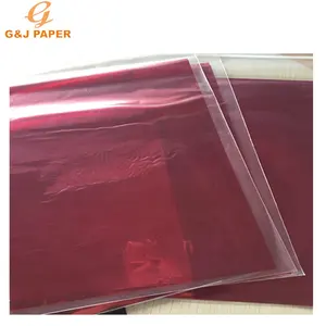 उच्च गुणवत्ता पारदर्शी लाल सिलोफ़न कागज खाद्य पैकेजिंग के लिए
