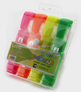 Marcador Fluorescente de Alta Calidad Leery 0020W, Tamaño Estándar, Forma Plana Clásica, 6 Colores - Product Image 6