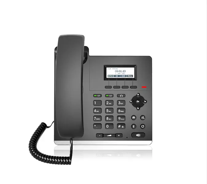ฟรีโทรสมาร์ทVoipโทรศัพท์สนับสนุนPOE 4 Sipเส้นIpโทรศัพท์
