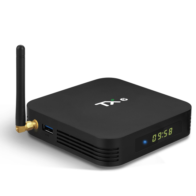 Factory directly New TV box TX6 with Allwinner H6 Quad core 4GB RAM Android 7.1 Dual WiFi 4K@60fps video tv box
