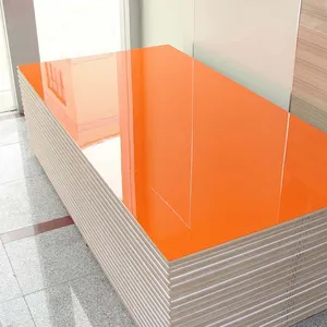 glossy solid standard size uv mdf decorated uv mdf for furniture and walls