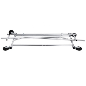 Vêtement Résistant de Support de Roulement Réglable Commerciale tissu porte-vêtement En Acier Extensible Cintre Rack - Product Image 3