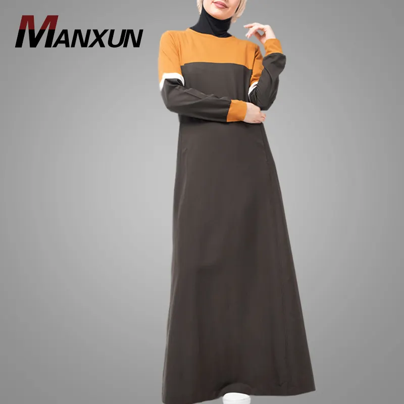 Desain Abaya Terbaru Mode Modern Pakaian Olahraga Islami Kasual Lembut untuk Wanita Pakaian Olahraga Muslim Gaya India