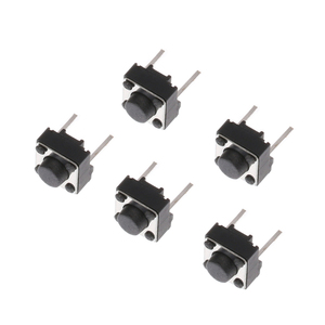 2 دبابيس 6*6*5 مللي متر اللمس التبديل الجزئي لحظة دفع زر التبديل 6x6x5mm - Product Image 4