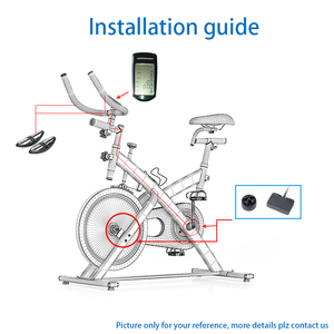 Contachilometri Digitale ZT per Cyclette, Display LCD per Ellittica, Misuratore di Velocità, Calorie, Frequenza Cardiaca e Distanza - Product Image 6