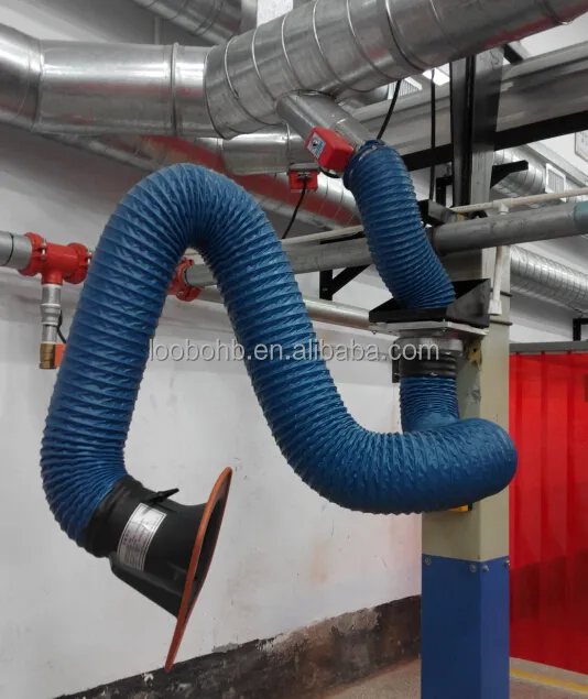 High Quality Flexible Smoke Fume Extraction Arm used in welding/metal working/food dust collection
