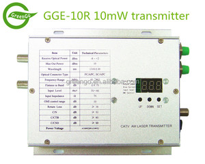GGE-10R pemancar optikal <span class=keywords><strong>CATV</strong></span> Mode tunggal, 10mW 1550nm