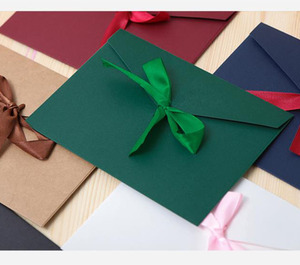 Tarjeta de regalo para invitación, sobre de <span class=keywords><strong>boda</strong></span>, color, tamaño personalizado - Product Image 3