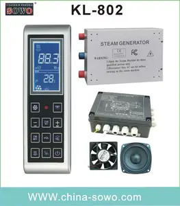 Pantalla táctil de múltiples funciones sala de vapor panel de control de modelo KL-802