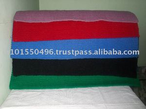 ผ้าห่มอานม้า ทำจากขนแกะนิวซีแลนด์ 100% ทอมือ ผลิตตามสั่ง ขนาด 34 x 36 นิ้ว สีพื้น สำหรับขี่ม้า - Product Image 6