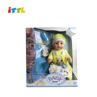 Poupées reborn en silicone fonctionnelles de 16 pouces pour changer de vêtements et faire pipi, cadeau pour enfants