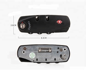 <span class=keywords><strong>Cadenas</strong></span> classique en alliage de zinc <span class=keywords><strong>TSA</strong></span> <span class=keywords><strong>pour</strong></span> <span class=keywords><strong>valise</strong></span>, remplacement de serrure à code et de fermeture éclair - Product Image 2