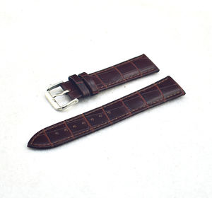 <span class=keywords><strong>Cinturino</strong></span> <span class=keywords><strong>orologio</strong></span> alligatore di alta moda in <span class=keywords><strong>pelle</strong></span> di qualità marrone nero 18/20/22mm Charm prezzo a buon mercato - Product Image 4