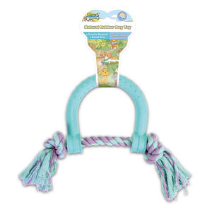 499 adedi özelleştirilebilir renkler Pet köpek çiğneme oyuncakları pamuk halat kauçuk toptan köpek gıda dağıtıcı çiğneme tedavi topu için dayanıklı - Product Image 4