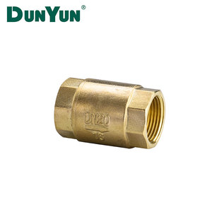DN15 Forged Brass Vertical Spring <strong>Check</strong> Valve Smooth Surface with Non-Return Brass Core Normal Temperature Water <strong>Check</strong> Valve - Product Image 3