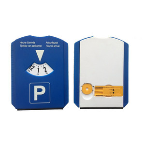<span class=keywords><strong>Disque</strong></span> de <span class=keywords><strong>stationnement</strong></span> de voiture en plastique <span class=keywords><strong>bleu</strong></span> personnalisé avec grattoir à glace Allemagne - Product Image 1