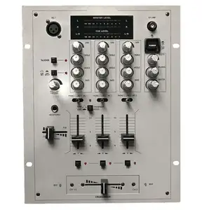 Chinese factory cheap 3 channel professional DJ mixer audio