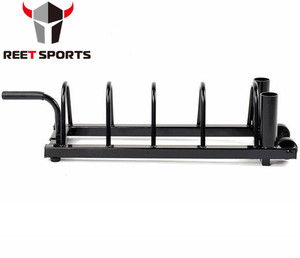 Estante de almacenamiento de placa de peso para gimnasio, accesorios de fitness, parachoques - Product Image 3